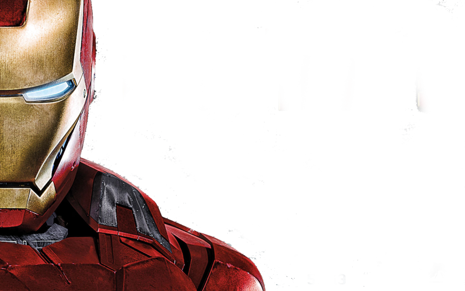 Iron Man Close Up - High Resolution Iron Man Png (960x600), Png Download