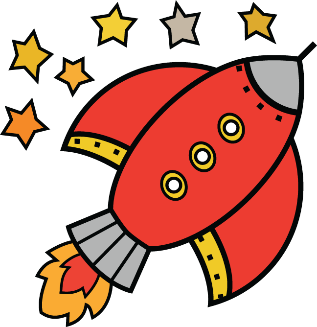 685 Cartoon Rocket - Planeta Infantil (648x668), Png Download