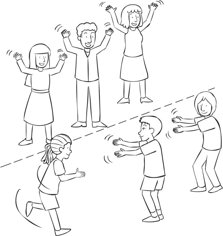 Giants, Wizards & Elves - Line Art (1024x768), Png Download