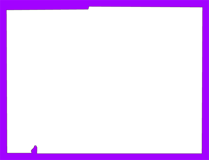 A Plain Frame Map Of Desoto - Paper Product (700x538), Png Download