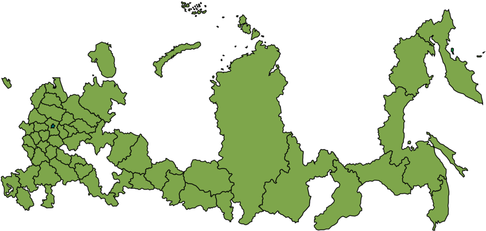 5u9su3oeywo01 - Map Of Russia (1000x526), Png Download