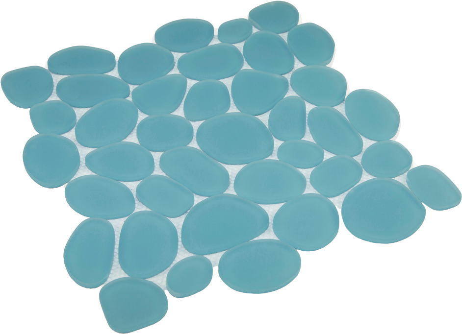 Spindrift Glass Pebble Mosaic - Tile (1000x733), Png Download