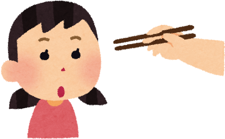 Do Not Point At Someone By Chopsticks - 指し 箸 イラスト (800x522), Png Download