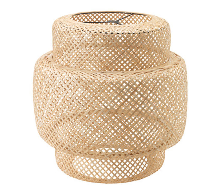 Bamboo Chandelier - Ikea Rattan Light Shade (1000x652), Png Download