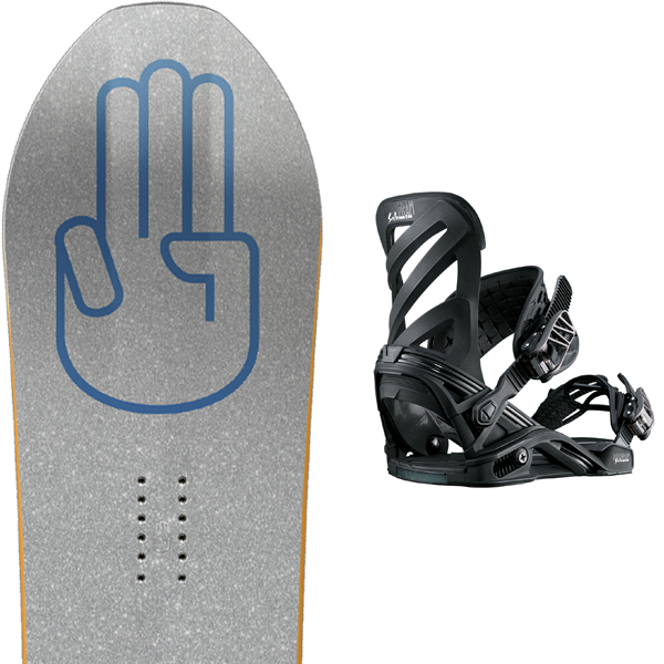 Bataleon Magic Carpet 2018 Salomon Hologram Black - サロモン ホログラム 17 18 S (600x600), Png Download