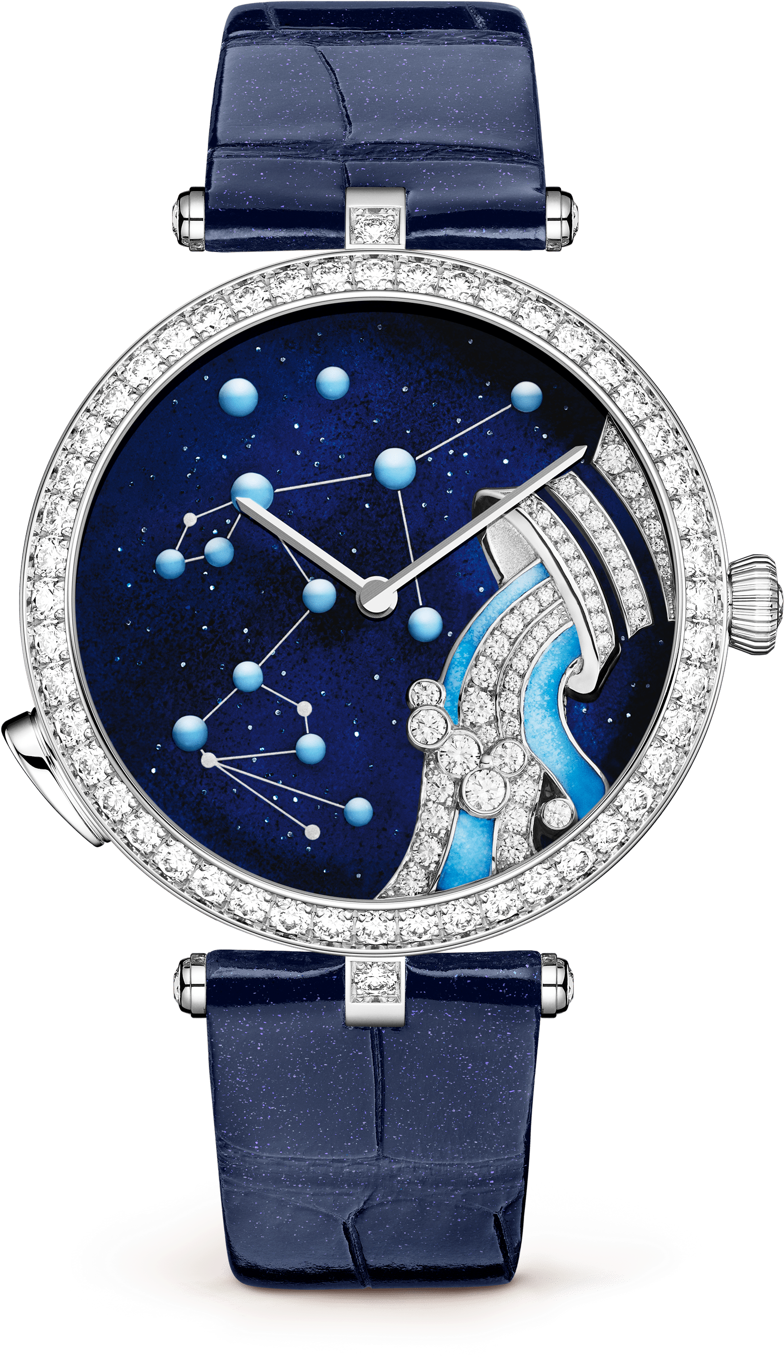 Lady Arpels Zodiac Lumineux Aquarius Watch - Lady Arpels Zodiac Lumineux (3000x3000), Png Download
