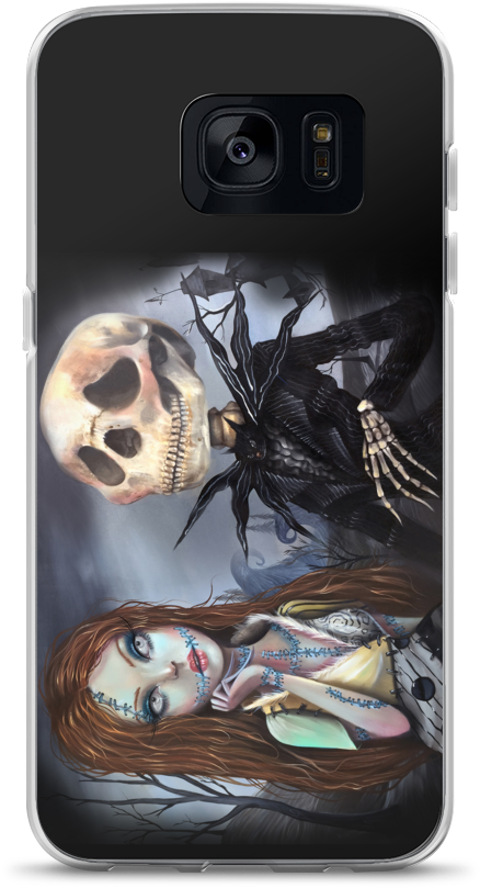 Jack And Sally Samsung Case - Smartphone (1000x1000), Png Download