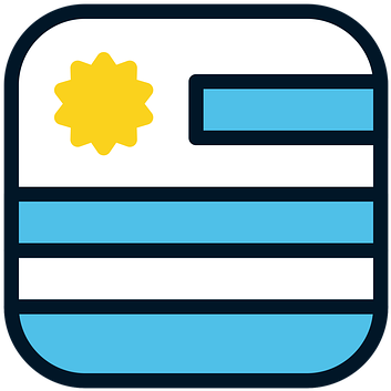 Uruguay Flag Png (720x720), Png Download