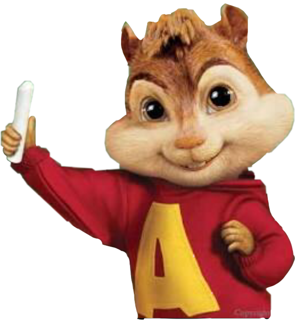 Chipmunks Sticker - Alvin And The Chipmunks (1024x1110), Png Download