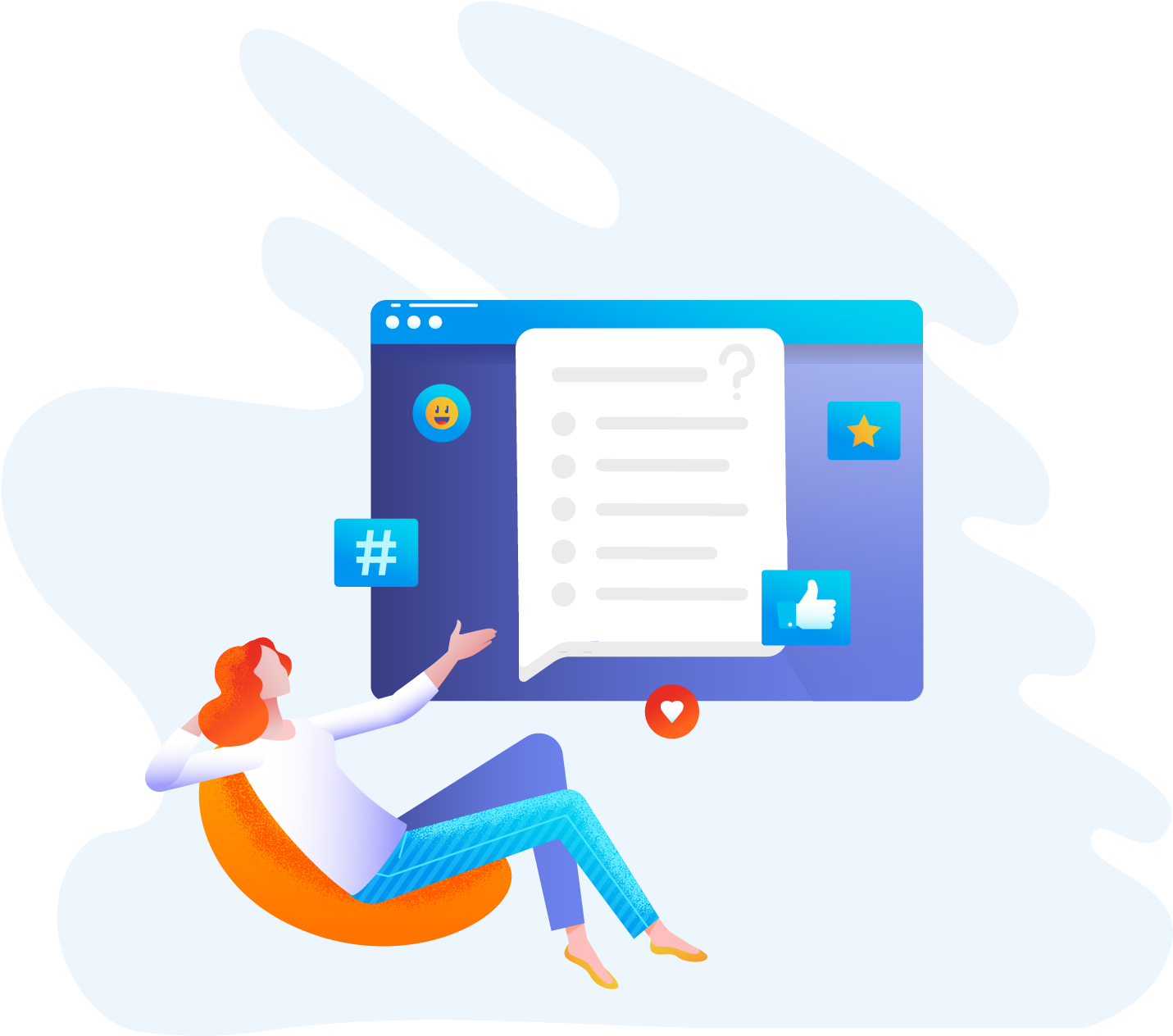 Poll Votes, Like Buttons Or Anything Else Clickable - Illustration (1548x1548), Png Download