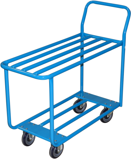 Two Shelf Tube Cart - Furniture (560x560), Png Download