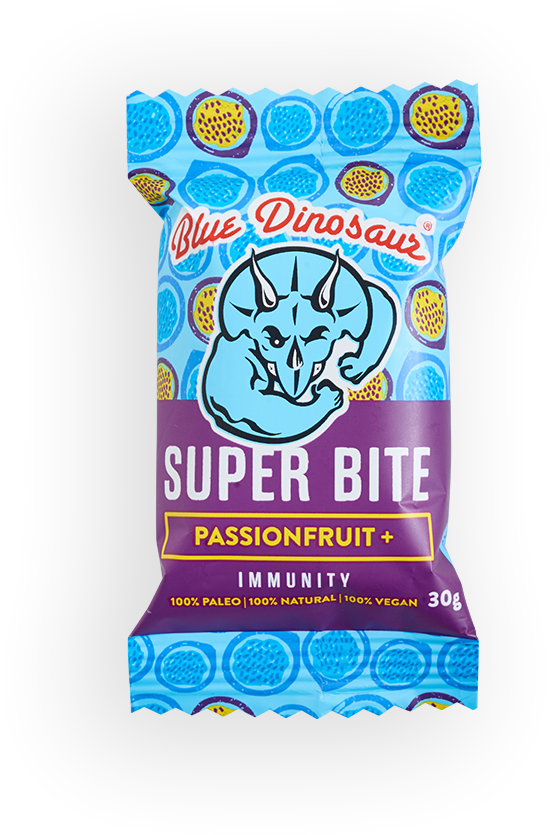Passionfruit 18 Bites - Passionfruit Blue Dinosaur Super Bites (700x900), Png Download