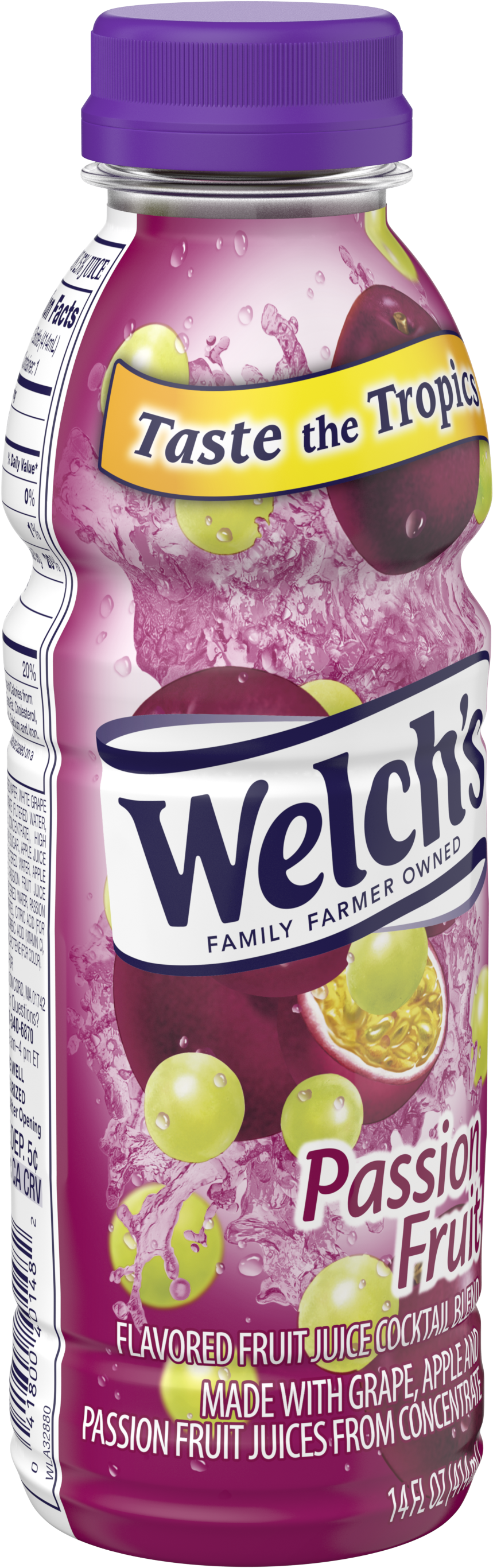 Welch's Passion Fruit Cocktail Blend Juice, 14 Fl - Welch Passion Fruit Juice (3000x3000), Png Download