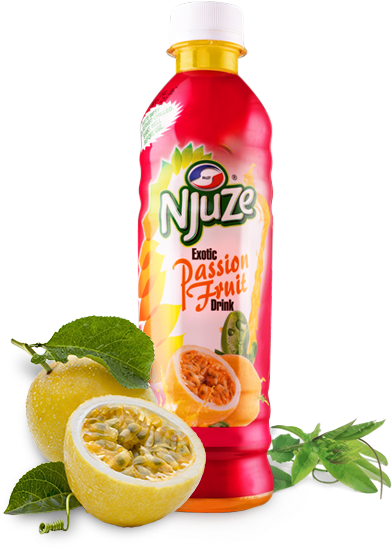 Njuze Passion Fruit Drink - Juicebox (500x620), Png Download