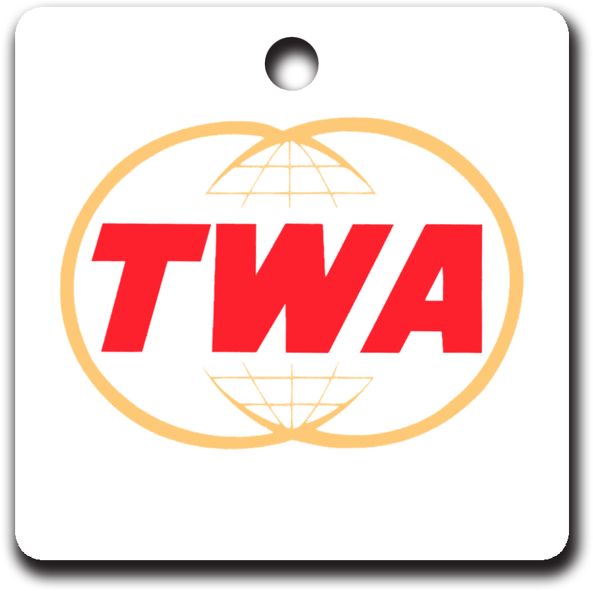 Twa Twin Globe Logo Ornaments - Emblem (900x900), Png Download