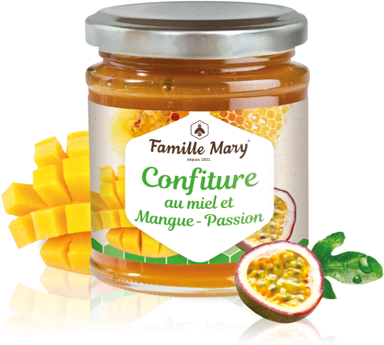 Confiture Au Miel Et Mangue Passion - Jam (700x700), Png Download