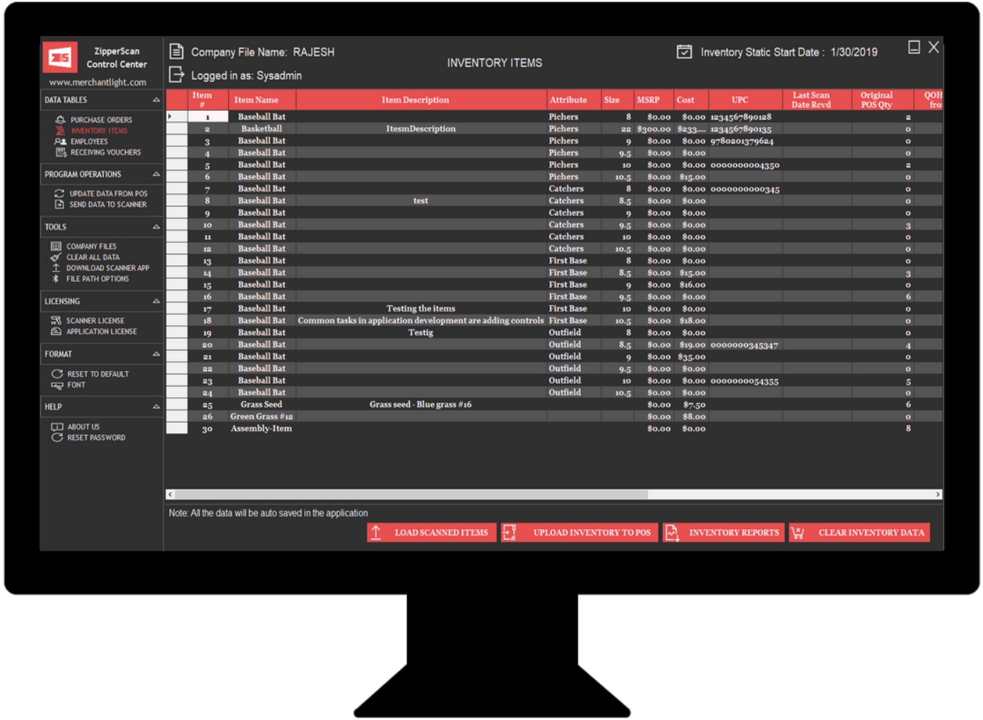 Zipperscan - Computer Monitor (1400x1035), Png Download