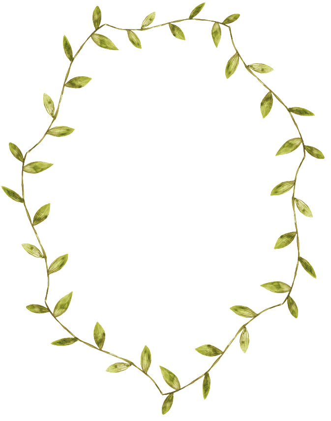 Hand Painted Decorative Wreath Png Free Buckle - Spirea (1024x1024), Png Download