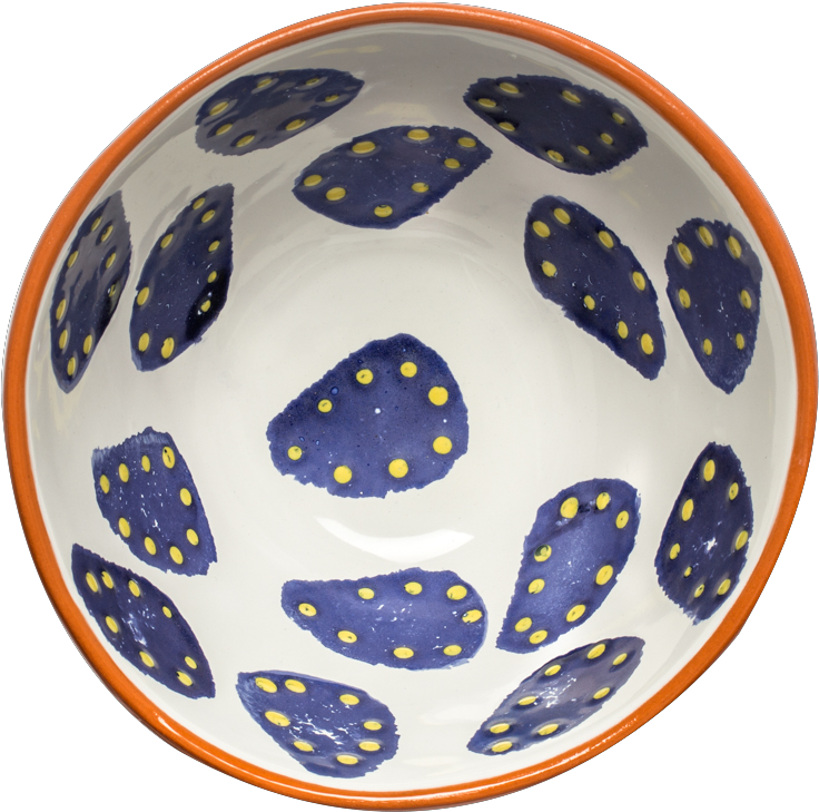 Floro Rice Bowl Design By Dassie Artisan - Blue And White Porcelain (1134x1134), Png Download
