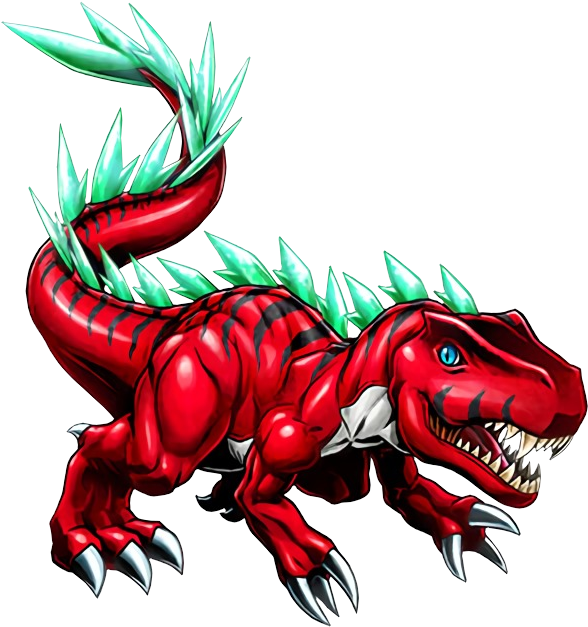 Tyrannomon X - Bellestarmon X (640x640), Png Download