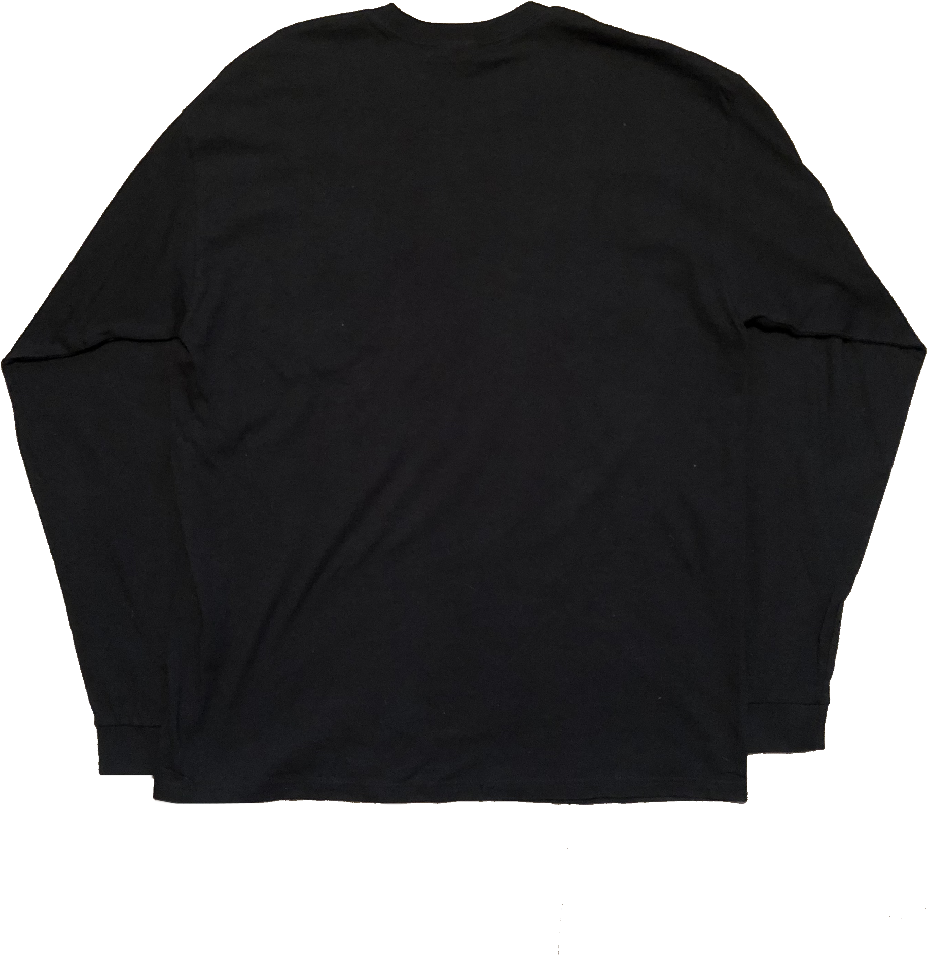 Vintage Deadstock W/tags Nike Grey Tag L/s Shirt Black - Long-sleeved T-shirt (2048x2048), Png Download