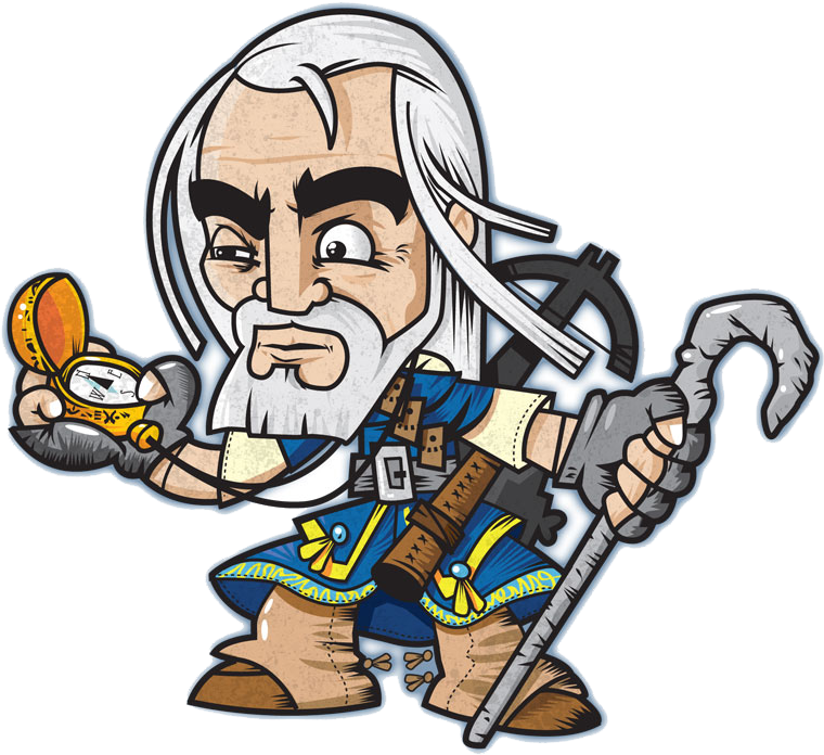 Old Sage - Cartoon (800x800), Png Download