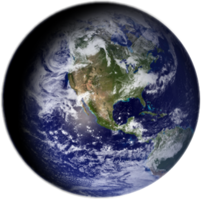 Planeta Freetoedit Edeljuárez Tierra - Earth (1024x1024), Png Download