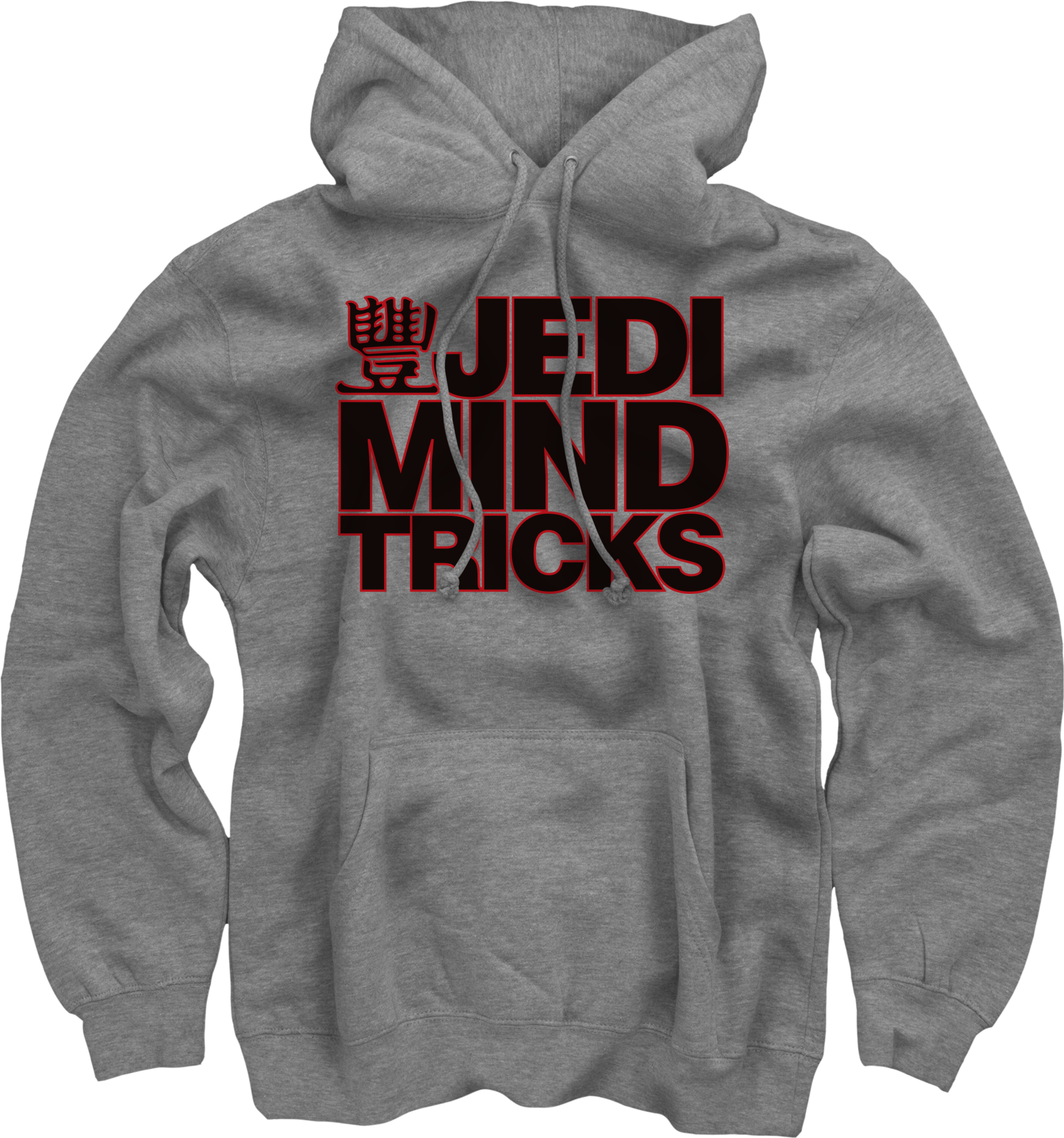Jmt Stacked Logo Black/red On Heather Grey Pullover - Jedi Mind Tricks (2085x2197), Png Download