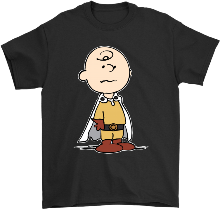 Charlie Brown One Punch Man Mashup Snoopy Shirts-snoopy - Dean Pudding T Shirt (900x900), Png Download