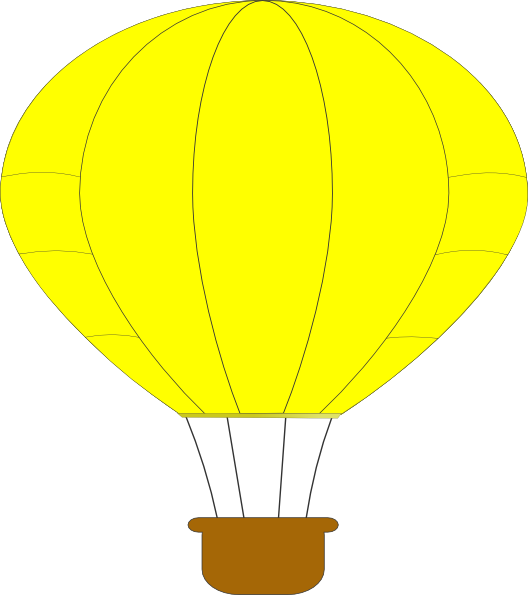 Hot Air Balloon (528x595), Png Download