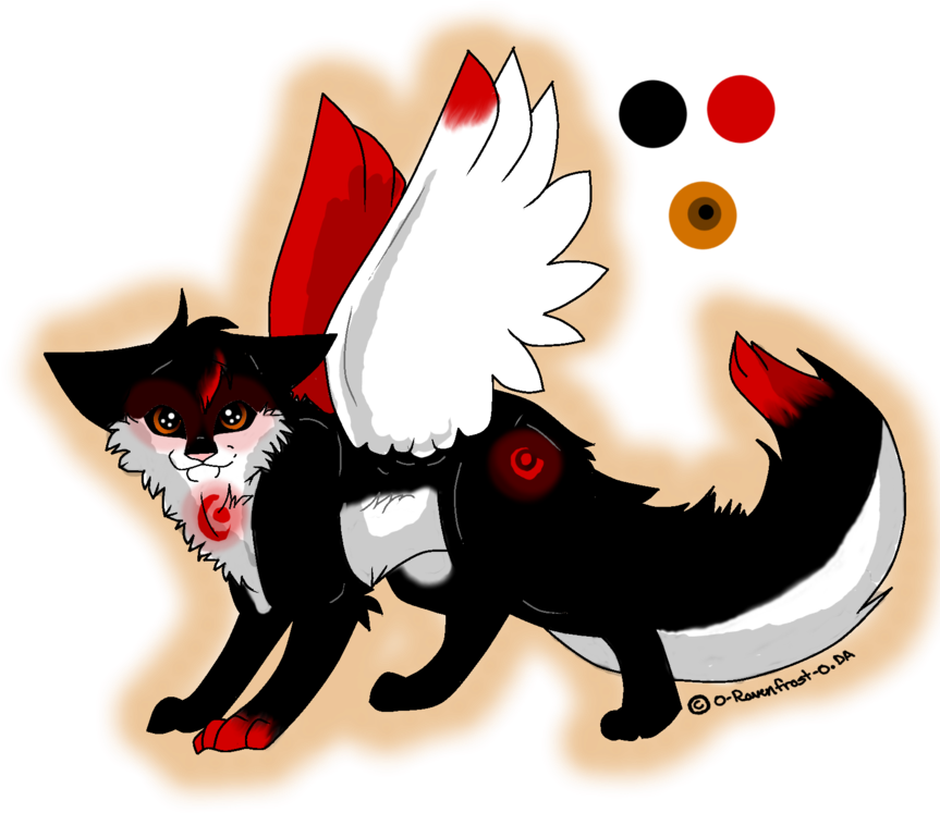 Anime Cat Pics - Winged Cat Anime (900x764), Png Download