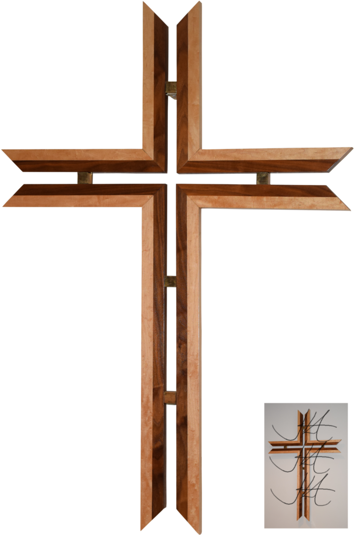 Wood Cross Png - Wisconsin Evangelical Lutheran Synod (732x1091), Png Download