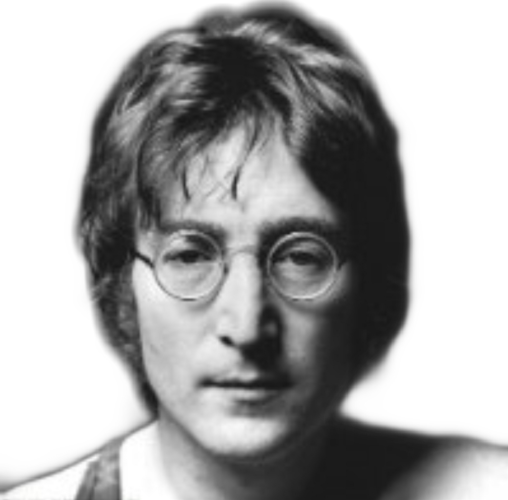 John Sticker - John Lennon (1024x1008), Png Download