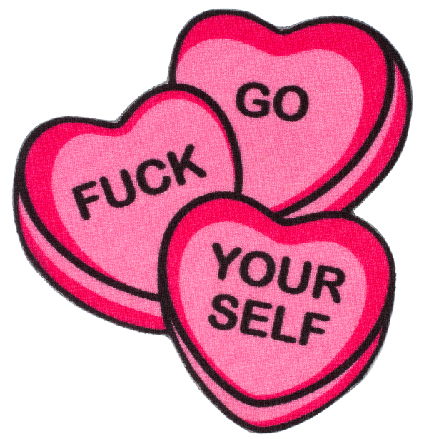 Candy Hearts Rug - Heart (600x800), Png Download