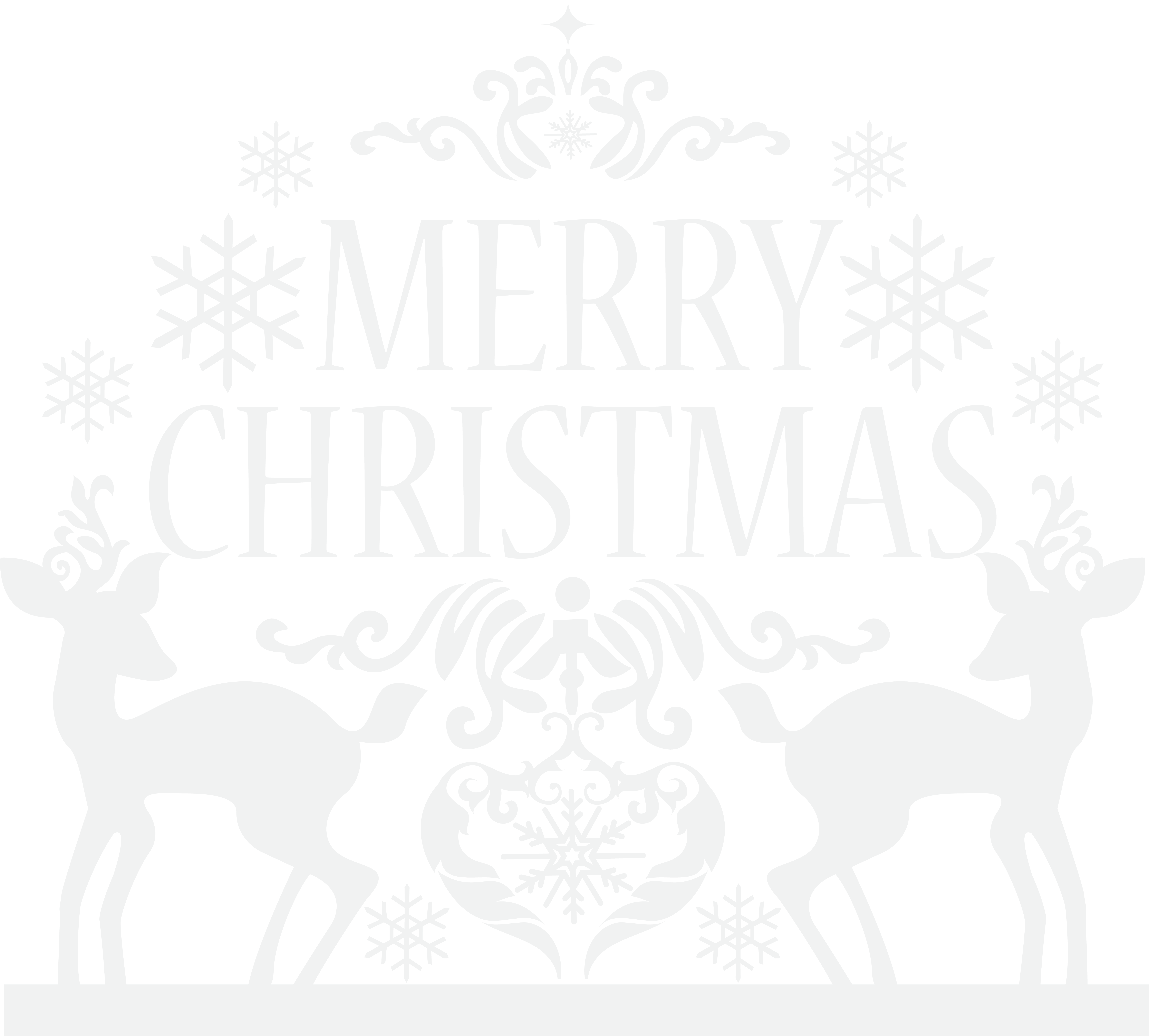 Merry Christmas Transparent Png Clip Art Image (8000x7233), Png Download