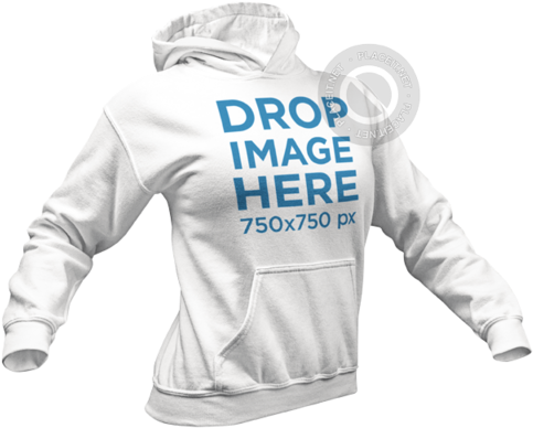 Png Invisible Model Women's Hoodie Mockup - Short Sleeve Hoodie Mockup (640x480), Png Download