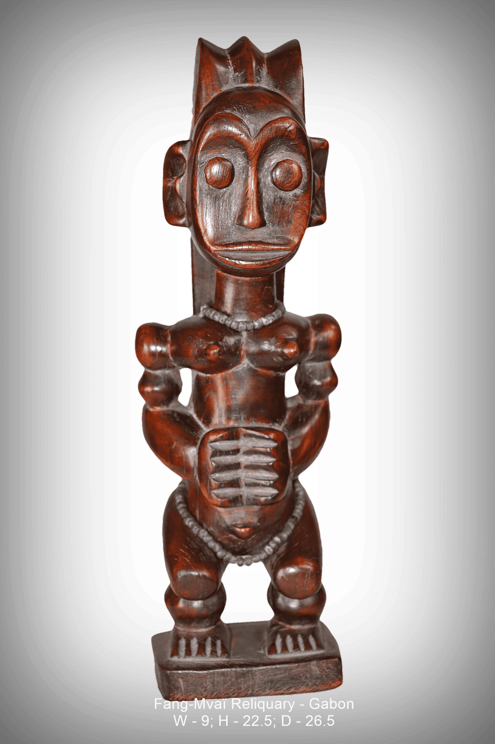 Fang-mvaï Reliquary Gabon - Carving (1672x2509), Png Download