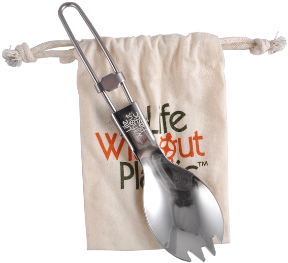 Stainless Steel Spork - Cutlery (680x635), Png Download