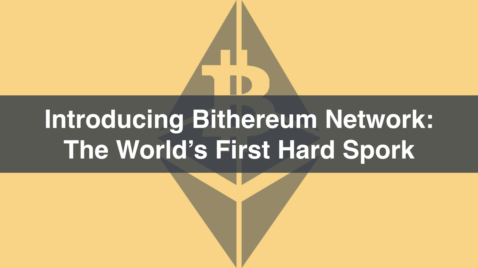 Bithereum The World's First Hard Spork - Graphic Design (1600x900), Png Download