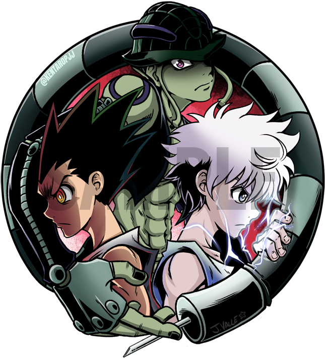 Chimera Ant Vinyl Sticker - Illustration (800x766), Png Download