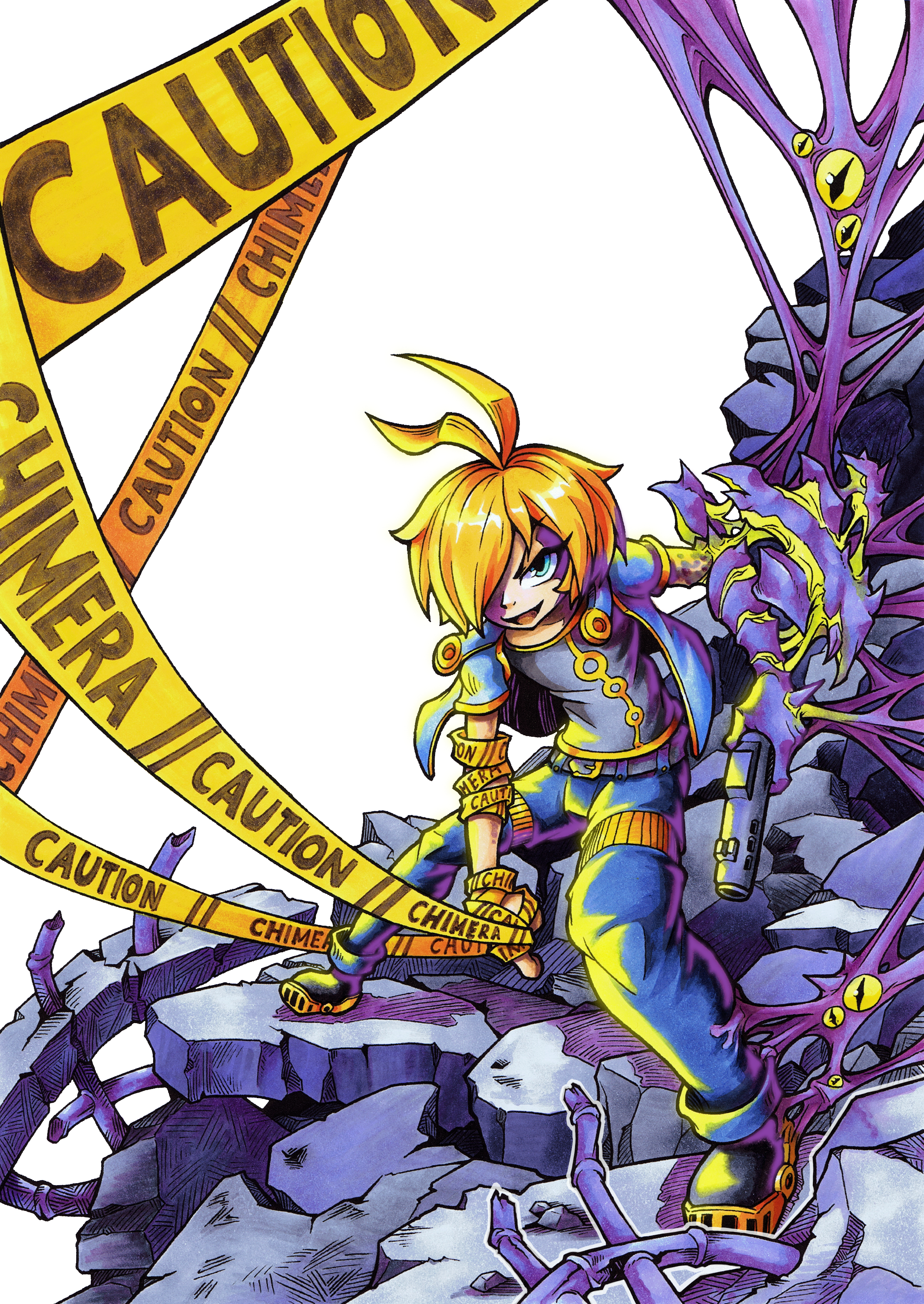 Chimera Seed Cover - Cartoon (2402x3389), Png Download