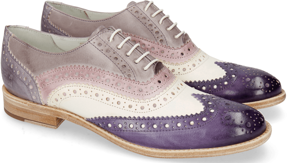 Oxford Shoes Amelie 10 Vegas Violet White Light Purple - Shoe (1024x1024), Png Download