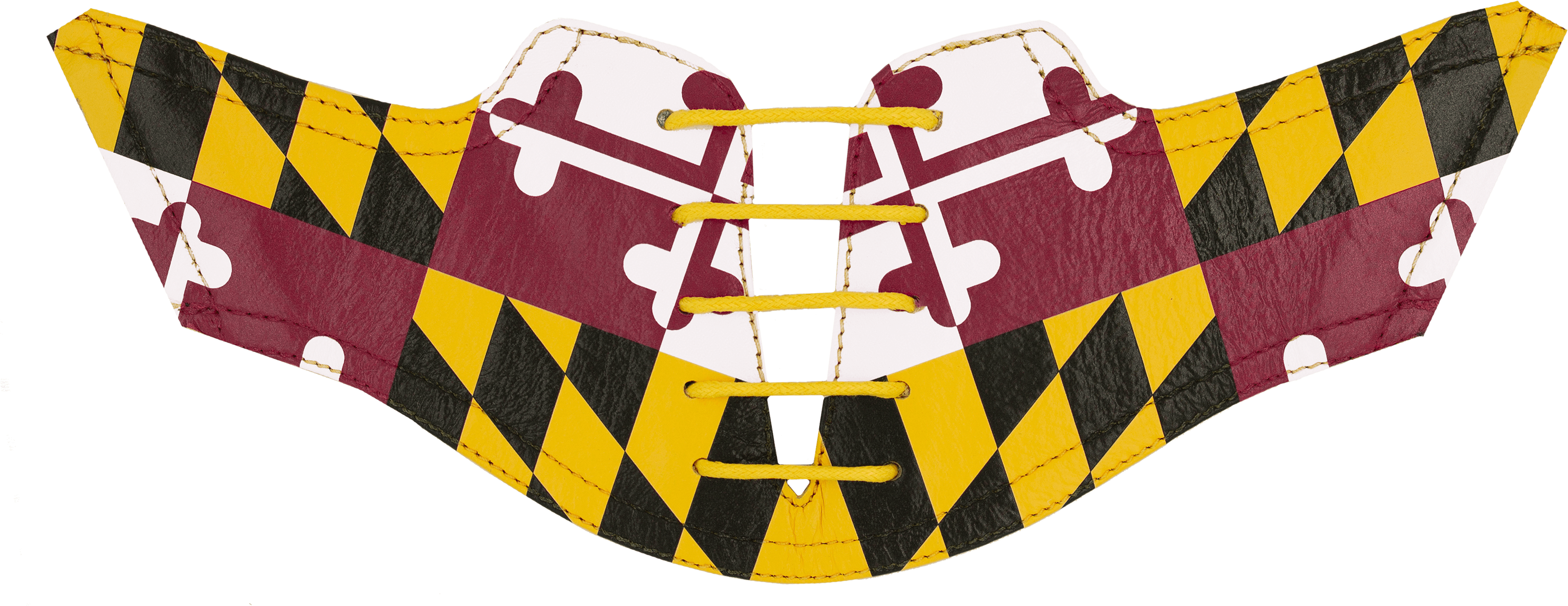 Men's Maryland State Flag Saddles & Laces - Maryland State Flag (4125x1650), Png Download