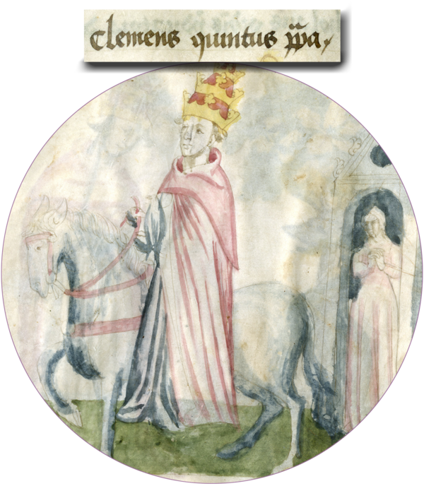 In Effect, The Mounted Pope Turns His Back On The Widow - Art (600x688), Png Download