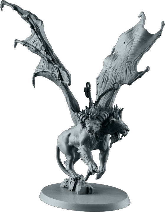 Chimera - Mythic Battles Pantheon Echidna's Children (558x716), Png Download