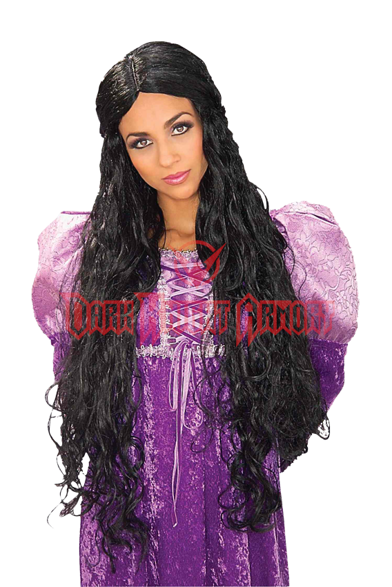Guinevere Black Wig - Barbie (850x850), Png Download
