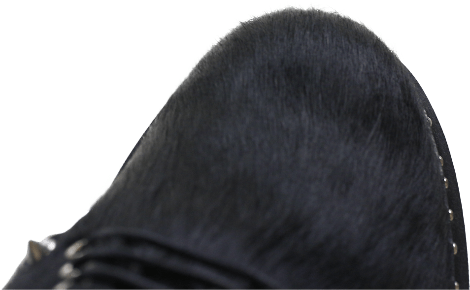Derby Shoes Sissy 1 Black Rivets Nickel - Beanie (1024x1024), Png Download