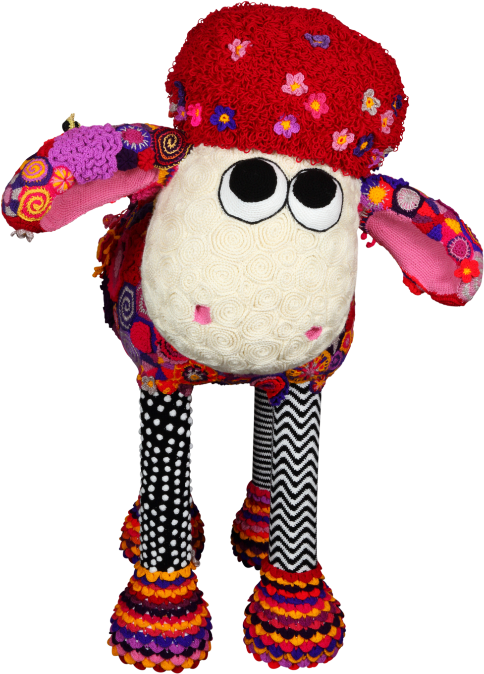 Woolly Wonderland Front - Shaun The Sheep Crochet (1000x1382), Png Download