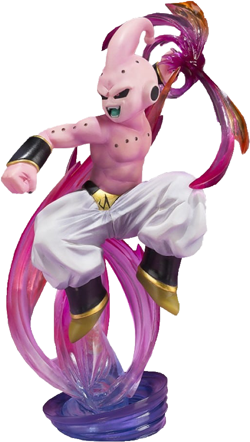 Figuarts Zero Majin Buu Innocent Version Figure (600x987), Png Download