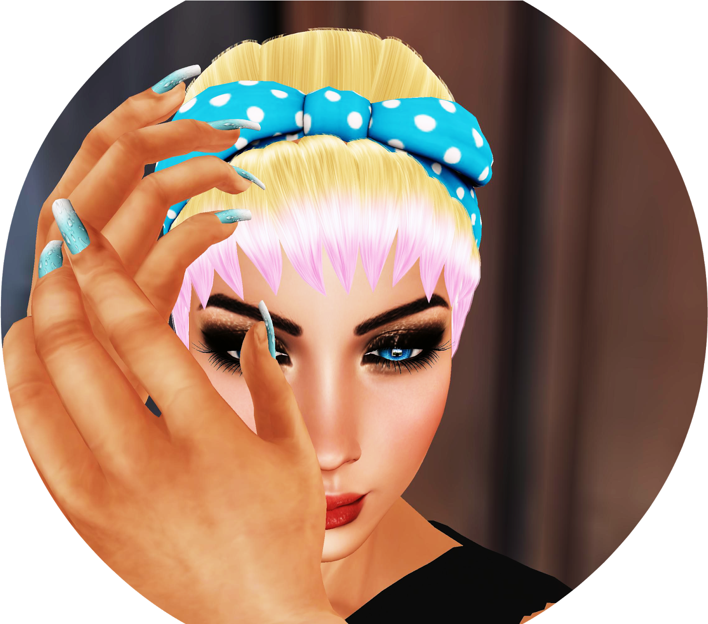 They Are Rain Drop Texture Nails Which Comes With 10 - Girl (1600x1280), Png Download